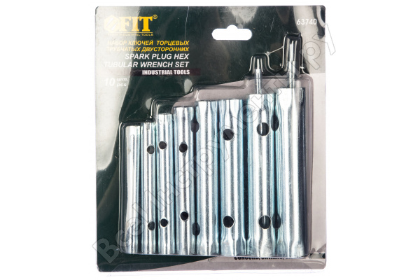 Ключи трубчатые набор 10шт 6-22мм/63740