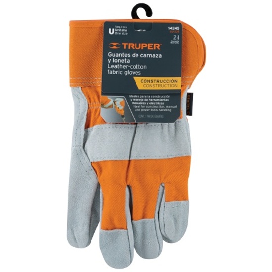 Перчатки защитные рабочие Truper GU-TECA 14245