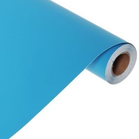 Пленка самоклеющаяся 45см 8м S-303 синяя 1409677