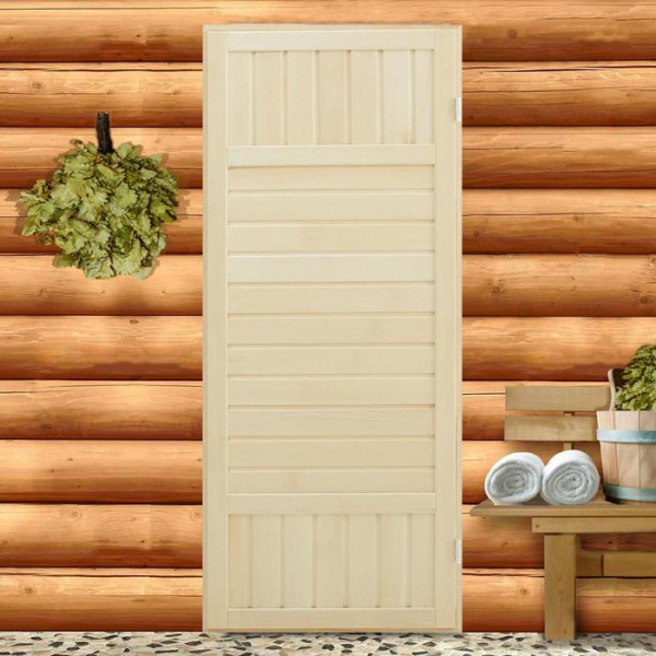 Дверь для бани и сауны сорт "ЭКСТРА" ЛИПА 170х70 см /6885472