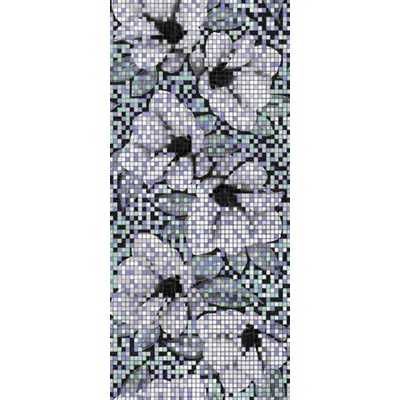 Декор Black&White черный 20х44 BW2G231