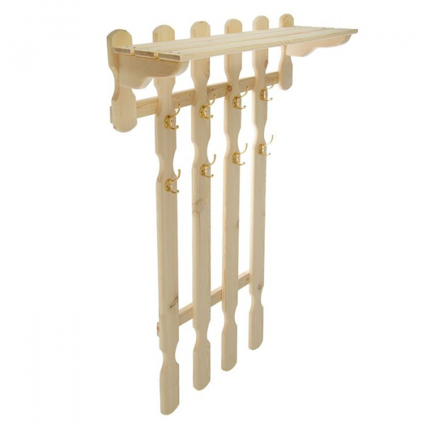 Прихожая к набору "Разбойник" фигурный, натуральная сосна/2170298