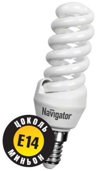 Лампа Navigator спираль 11W/827 E14 94098