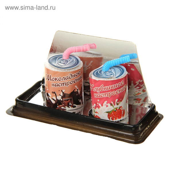 Набор сувенирных полотенец Миринда 20*20см-2шт МИКС  737405