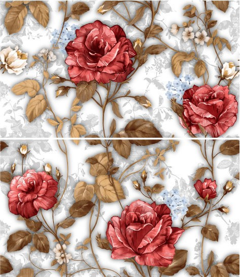 Панно IRIS IC белый 460*350 П30061