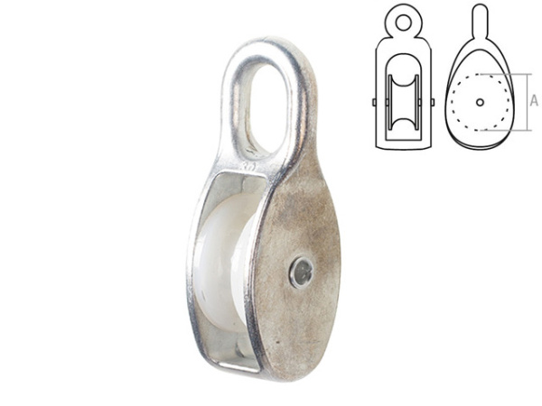 Блок одинарный BK-Simplex-PL нейлон 50 мм STARFIX (SMP-65405-1)