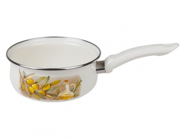 Ковш стальной эмалированный, 1.3 л, серия Олива, PERFECTO LINEA /51-159713