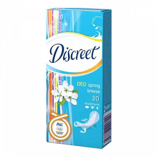 Прокладки Олдэйз ежедневные Дискрит 20шт Deo Spring Breeze