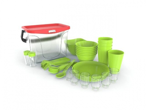 Набор для пикника Party, салатный, BEROSSI /56138000