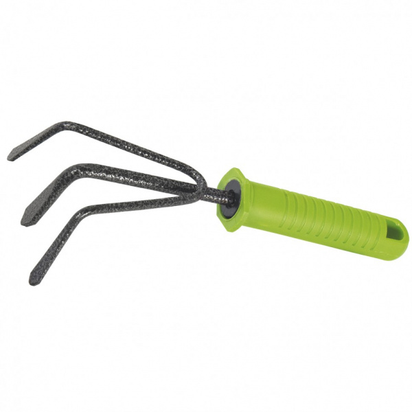 Рыхлитель 3 - зубый, 100 х 225 мм, стальной, пластиковая рукоятка, Standard, Palisad/62385