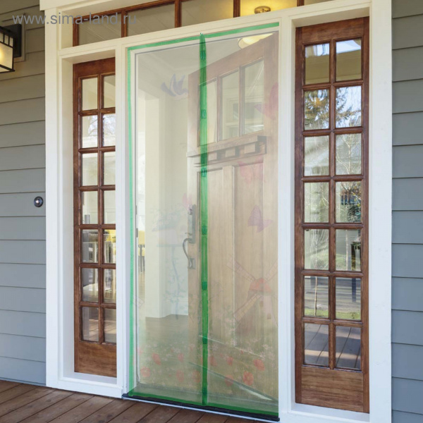 Сетка антимоскитная на магнитах «Мельница», 100×210 см/4597740