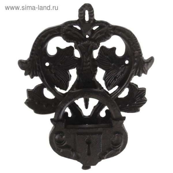 Молоток дверной "Замок" 16х20х3см