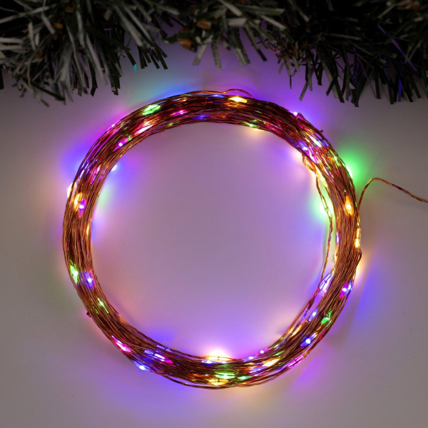 Гирлянда «Нить» 20 м, МУЛЬТИ /5198371