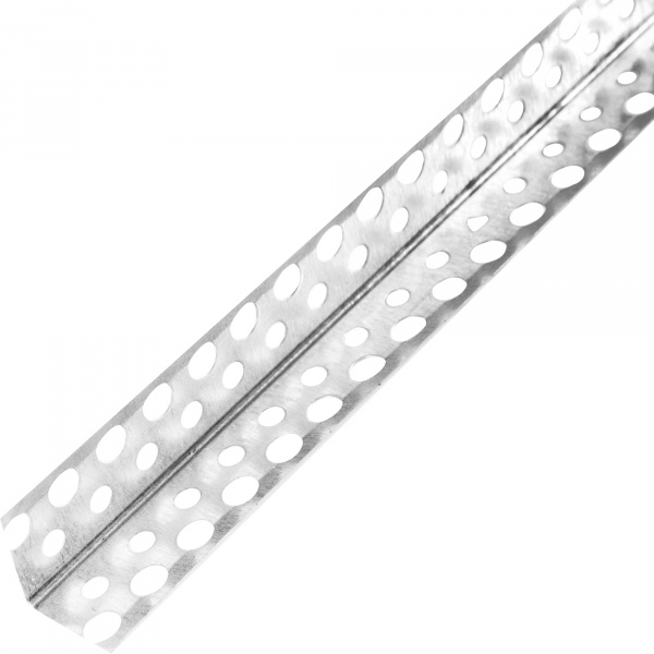 Угол перфорированный 25*25 алюминиевый 3м.