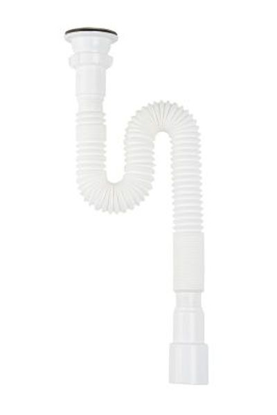 Гофросифон 1 1/2"х40/50 удл с нержавеющей решеткой (аналог АНИ G116)