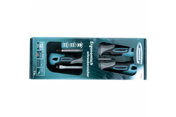 Набор отвёрток комбинированный 3 шт,S2/12167