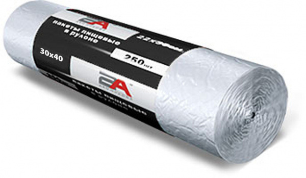 Пакеты 30х40 в рулоне 2А (250шт) 
