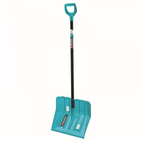 Лопата для уборки снега поликарбонат, 460х400х1380 мм, алюминиевый черенок, LUXE Palisad/61690