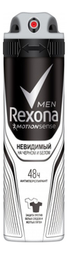 Дезодорант спрей РЕКСОНА муж. 150мл. Невидимый на черном и белом