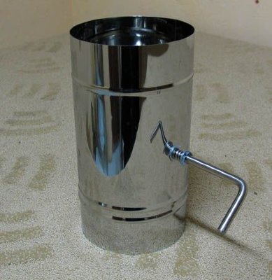 Шиберт поворотный д150мм нерж 1,0мм