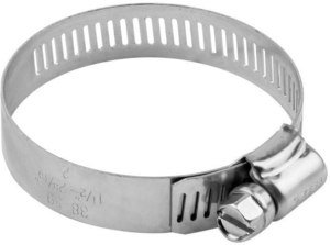 Хомут обжимной просечной 130-203 мм (нержавеющая сталь)99319т