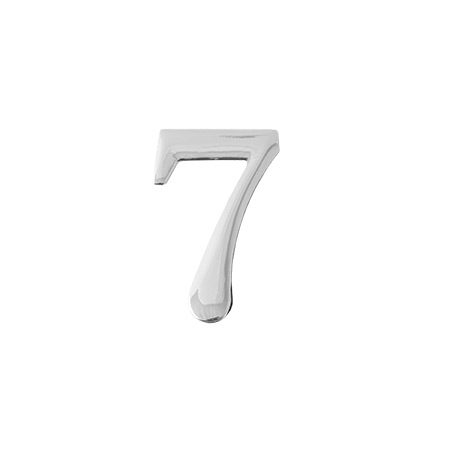 Цифра дверная Apecs хром №7/140036