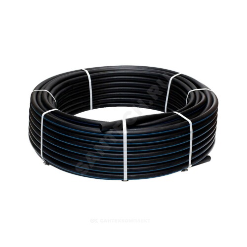 Труба напорная из полиэтилена ПЭ 100 SDR 13,6 25х2,0 (бухта 30 м)