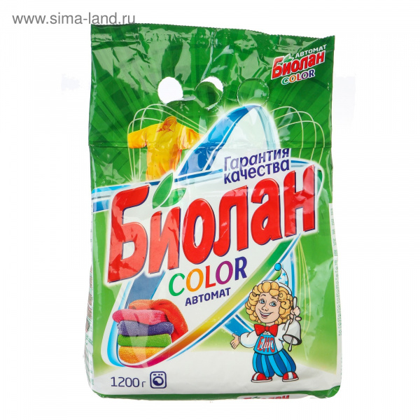 Стиральный порошок БИОЛАН автомат 1,1кг. Колор 711-4