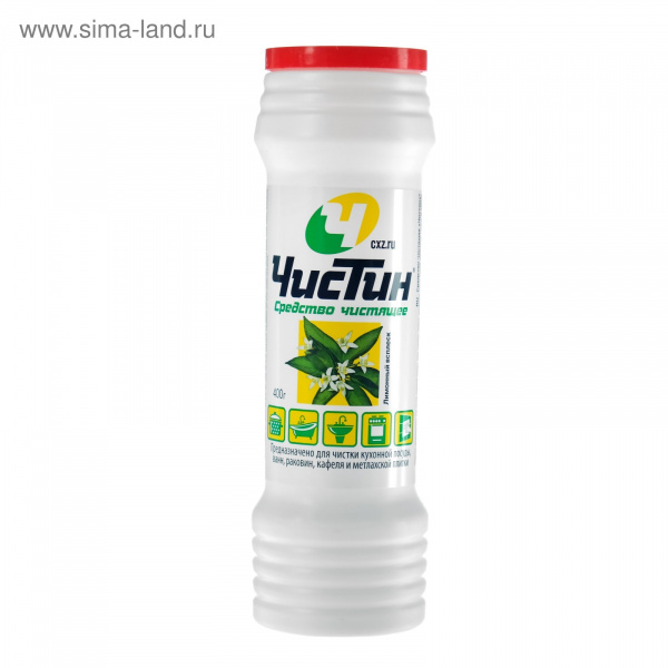 Чистин чистящий порошок универсальный для посуды, плит 400г Лимон /0073