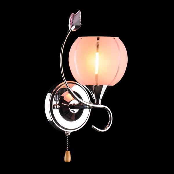 Светильник Оптима 3457/1 хром/розовый