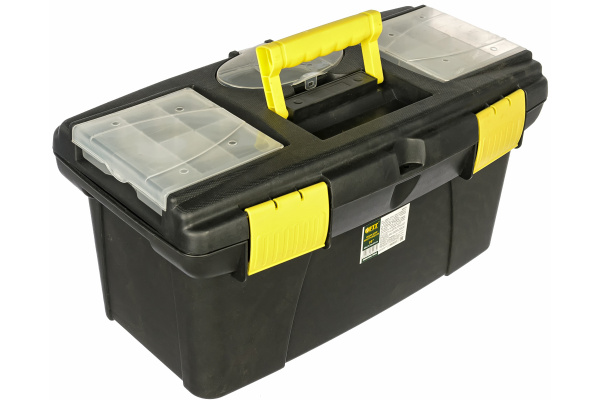 Ящик для инструмента пластмассовый ГЕФЕСТ 21" мет.замки ( с 2 консолями и коробками) IDEA (М2945)