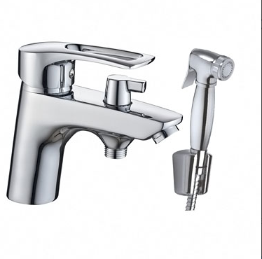 Смеситель д/умывальника шар. с гигиен. лейкой, креп.гайка G261610 d40 Avila GOTA ROCIO® /261610-GOTA