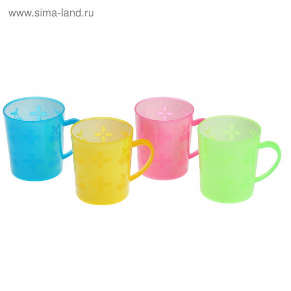 Кружка 0,32л  "Вишенки" МИКС   1813705