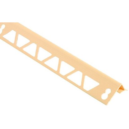 Угол для кафеля внутренний 10мм*2,5м слоновая кость