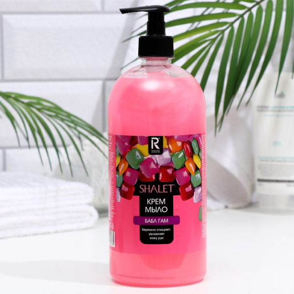 Крем-мыло Аура "Бабл Гам", 1000 мл /4683141
