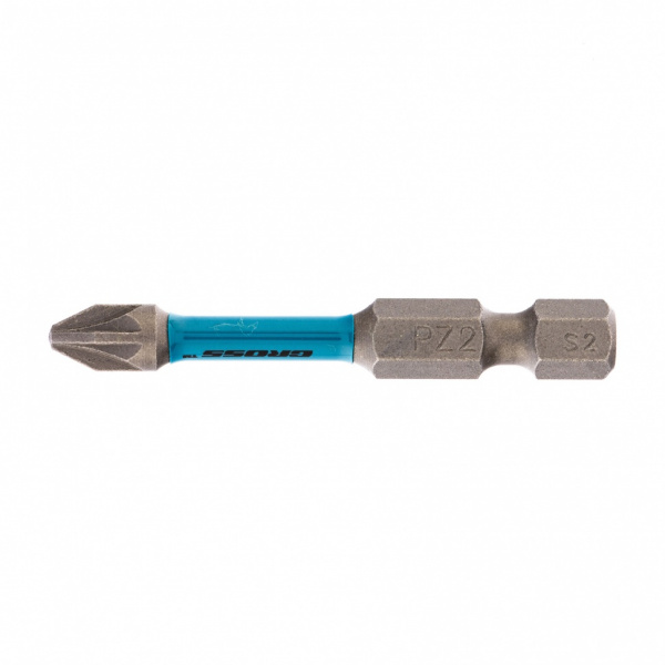 Бита торсионная PZ2 x 50 мм, для ударных шуруповертов, Gross/11495