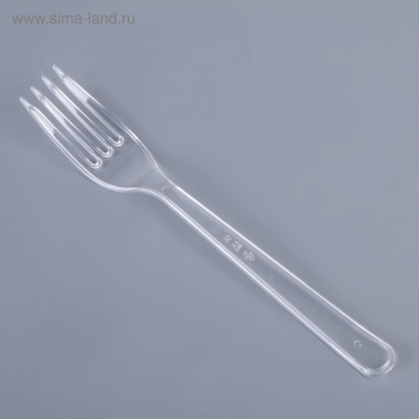 Вилка 18см "Премиум" набор 10шт, прозрачные /4141233