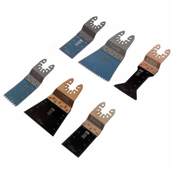 Набор насадок для МФИ по дереву и металлу, 6 шт Denzel /782406