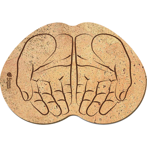 Коврик пробковый "Ладони" /20241  /40241