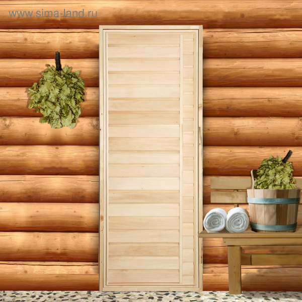 Дверь для бани "Экстра", горизонталь, 170×70см/2681348