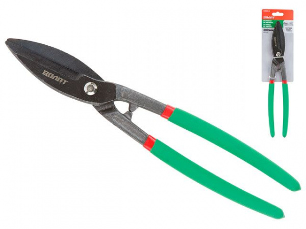 Ножницы по металлу 300мм ВОЛАТ (пряморежущие) (18020-30)