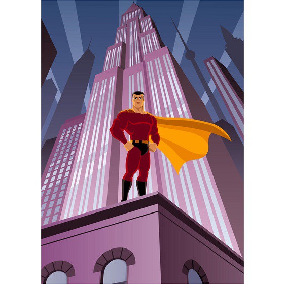 Фотообои DECOCODE Супермен 2х2,8  21-0212