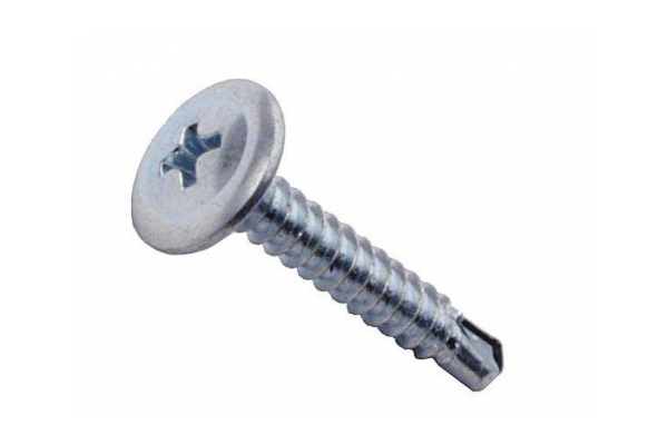 Саморез 4,2х41 оцинкованный пресс-шайба (сверло)