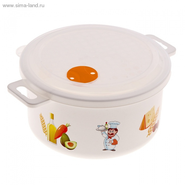 Контейнер для СВЧ "Настроение" 1,8л МИКС 718320