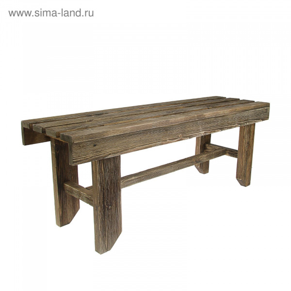 Лавка к набору "Дачный",брашированная и морёная, под старину 150 см/2448614