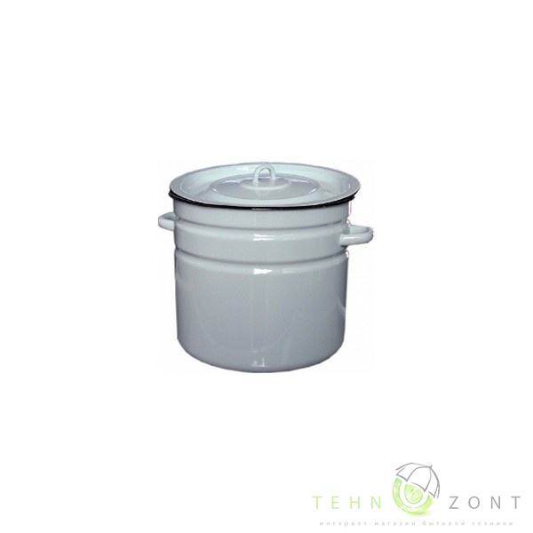 Бак 18л эмаль с крышкой /74194