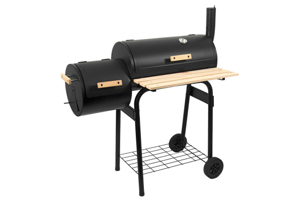 Угольный гриль 104х58х115см, с коптильней /61274