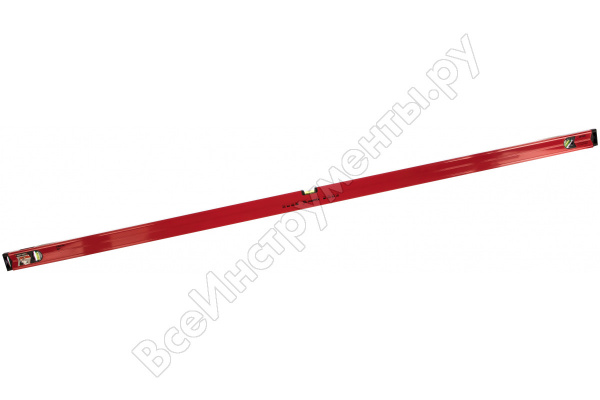 Уровень алюминиевый, магнит, фрезерованный, 3 глазка (1 зеркальный), двухкомпонентные ру, 2000мм