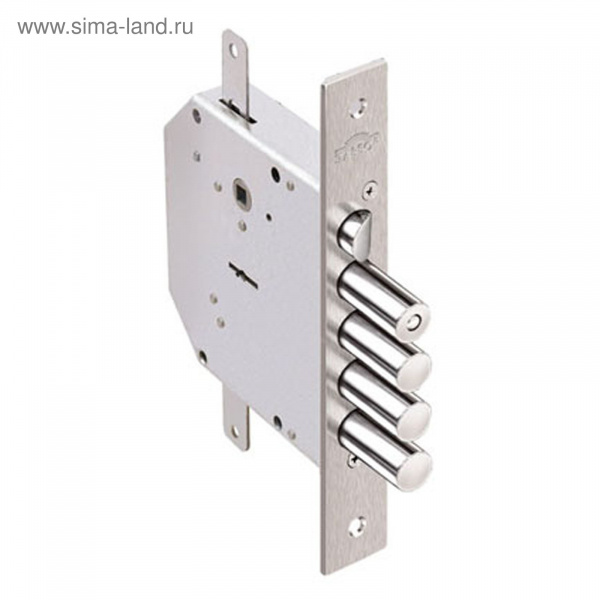 Замок накладной СЕРЕБРО ЗН1-1А (класс 1, для внутренних дверей) (ВОЛМЕТ)