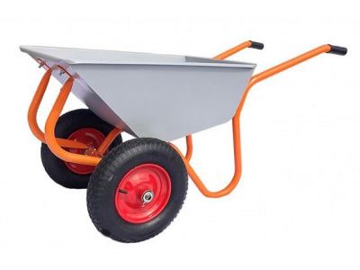 Тачка строительно-садовая ТССР-2П (120л, 200 кг, 2 пневмоколеса 400х90мм)